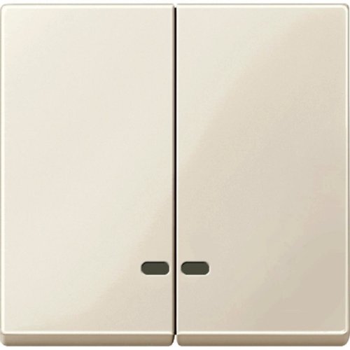 Лицевая панель Schneider Electric Merten System M для 2-кл. выключателя с подсветкой бежевый картинка